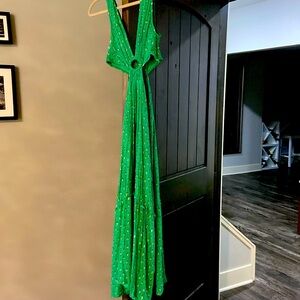 Maxi dress with cutout details